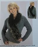Aquarius Reversible Surplice Pullover W/Willow Collar Craft Pattern