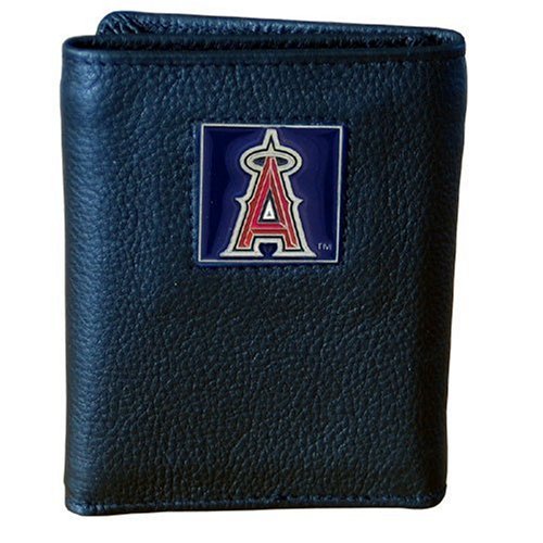 MLB Los Angeles Angels of Anaheim Genuine Leather Tri-fold Wallet
