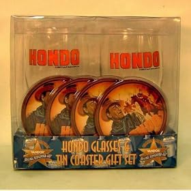 Hondo Glasses and Tin Coaster Gift Set by Vandor