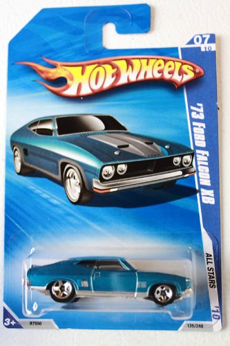 Hot wheels blue '73 ford falcon xb 7/10 All Stars 2010 #125/240
