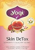 Yogi Tea Co. Tea, Og, Herbal Skin Detox, 16-Count (Pack of 3)