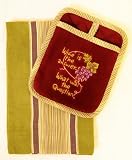 Pot Holder & Towel Set - Wine is the AnswerWhat was the Question?