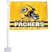 Green Bay Packers Car Flag (Gold)