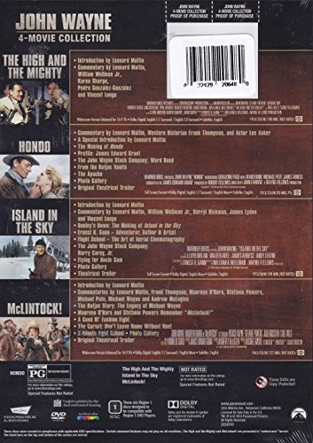John Wayne 4-Movie Collection - Hondo/The High and the Mighty/Island in the Sky/McLintock!