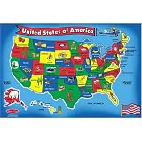 Melissa & Doug USA Map 51-Piece Floor Puzzle