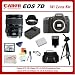Canon EOS 7D DSLR Camera with SSE Platinum Kit: Includes - Canon EF 28-135mm f/3.5-5.6 IS Image Stabilizer USM Autofocus Lens, Also Includes Extra LP-E6 Battery & External Travel Charger, 16GB SDHC Card & Card Reader, Professional Carrying Case and much more...