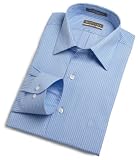 Van Heusen Men's Fitted Broadcloth Fancy Long Sleeve Shirt