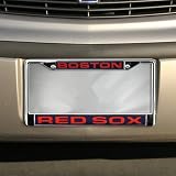 Boston Red Sox Chrome License Plate Frame