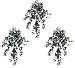 Three 32" Ivy Artificial Hanging Greenery Bushes with Berries