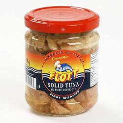 Italian Tuna Loins in Olive Oil in Glass Jar by Flott (6.75 ounce)