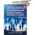 Designing and Constructing Instruments for Social Research and... by David Colton and Robert W. Covert