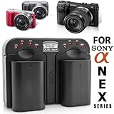 DUAL-ion+ ReVIVE Series Rapid NP-FW50 AC and DC Battery Charger for Sony NE ....