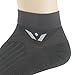Swiftwick - Aspire ONE, Ankle Socks for Running and Cycling, Gray , Large