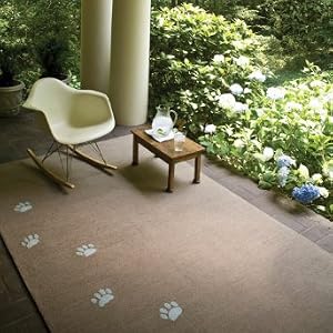 Side Tracks Outdoor Rug - 7'6" x 9'6" - Grandin Road