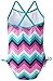 Kanu Surf Big Girls Olivia One-Piece Swimsuit,Purple/Multi,8