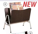 All new item Magazine rack with Chrome finish legs