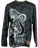 Azzure - AZZURE King Neptune Knit Mens Caviar L/S Shirt