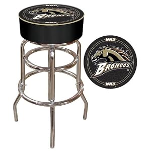 WESTERN MICHIGAN UNIVERSITY PADDED BAR STOOL