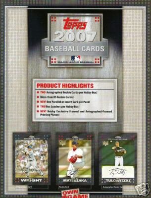2007 Topps Chrome Series 1 Baseball Cards Hobby Case (12 boxes/case)