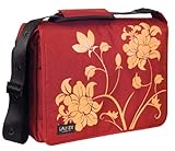 Laurex CB-01RE 15.4 / 15.6 inch Laptop Messenger Bag (Red Blossom)