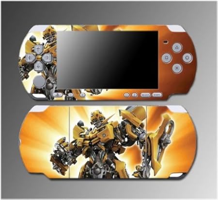 Transformers Bumblebee Camaro Autobots Video Game Vinyl Decal Sticker Cover Skin Protector 10 for Sony PSP Slim 3000 3001 3002 3003 3004 Playstation Portable