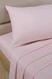 Flannelette Pink Single Fitted Sheet
