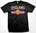 England Crest International Soccer T-shirt, English Soccer Mens T-shirt