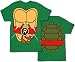 Search : Mighty Fine TMNT Teenage Mutant Ninja Turtles Costume Green Adult T-shirt Tee