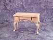 Dollhouse Miniature Unfinished Furniture - Ladies Desk