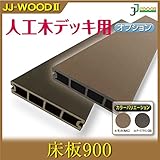 JJPRO-HOME 床板900 ダークブラウン/モカ JJ-WOOD II/ウッドデッキ デッキ バルコニー ガーデニング エクステリア 人工木 モカ