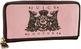 Juicy Couture Pink Nardels Scottie Bling Zip Clutch Wallet