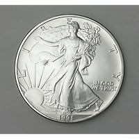 1991 Silver Eagle 1 Ounce Silver Coin