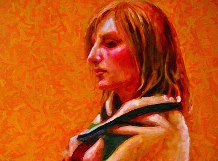 Custom Order #8B-ZFE, Oil on Canvas, Custom Painting of The Person You Love, For 1 Person of Customer's Choice, Style: Expressionism, with Signature Text 