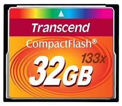 Transcend 32 GB 133x CompactFlash Memory Card TS32GCF133