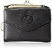 Buxton Heiress French Purse Wallet, Black, One Size