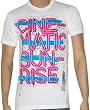 CINEMATIC SUNRISE - Microphone - White T-shirt
