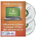 Microsoft Windows 7 Home Premium inkl SP1 32/64 Bit deutsch - Refurbished