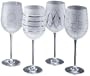 Mikasa Cheers Quilt Wine Glasses, Set of 4