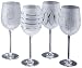 Mikasa Cheers Quilt Wine Glasses, Set of 4