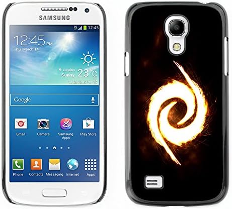 iKiki-Tech Hard Case Cover for Samsung Galaxy S4 Mini - Fire Swirl