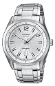 Casio - BEM-117D-7AVEF - Montre Homme - Quartz analogique - Dateur - Cadran Argent - Bracelet en Acier