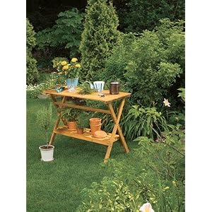 ACE Trading - Wf - Adirondack 50107908 Astonica Compact Potting Bench, Stained Finish by