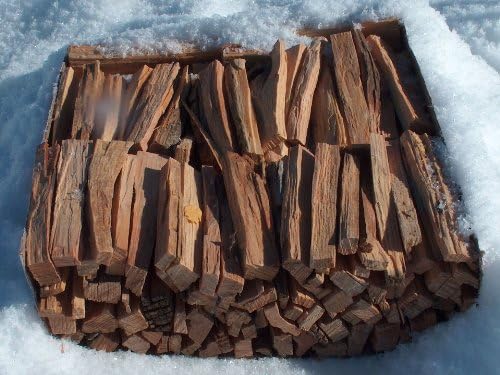 160 - 06 Inch Heart Wood Fire Starter Sticks