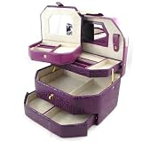 Coffret &agrave; Bijoux "So British" violet arabesques