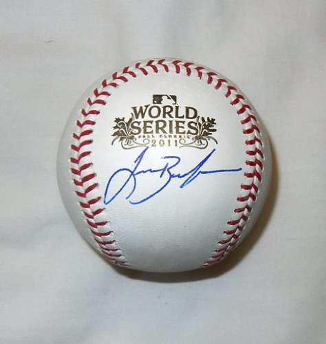 Lance Berkman Autographed Official 2011 World Series Baseball , St. Louis Cardinals, 2011 World Series, Houston Astros, New York Yankees