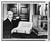 Historic Print (L): [Herbert Putnam, Librarian of Congress, half-length portrait, seated, facing right, with