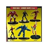 Neca HeroClix Marvel Classic Iron Man Armor Wars Mega Battle Pack