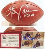 Harry Carson Autographed Football with HOF 06 Inscription