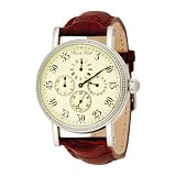 Pere de Temps Unisex 4016 Genese Medallion Automatic Mechanical WatchStainless Steel Exhibition... by Pere de Temps