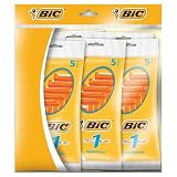 BiC 1 Sensitive Mens Single Blade Disposable Shaver 5 Packs of 5